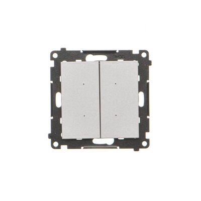 Sterownik oświetleniowy podwójny SWITCH D WiFi Aluminium mat Simon 55 GO - TEW2.01/143