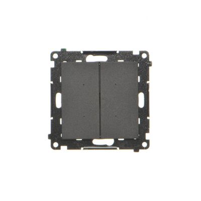 Sterownik oświetleniowy podwójny SWITCH D WiFi Czarny mat Simon 55 GO - TEW2.01/149