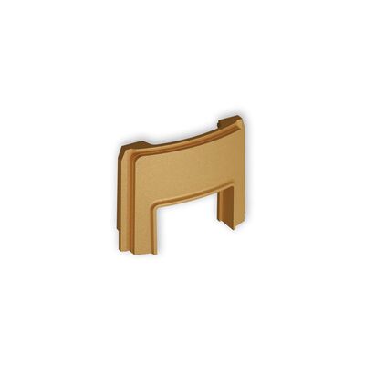 Zaślepka z wpustem do korytka 25x15 mm do puszki natynkowej pojedynczej PUO-1 Złoty Karlik  - 29ZAPUO-3