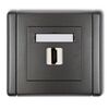 Gniazdo HDMI pojedyncze Grafitowy Karlik FLEXI - 11FHDMI-1