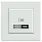 Ładowarka podwójna USB typu A+C 21W PD z ramką Biały Schneider Asfora - EPH2700521