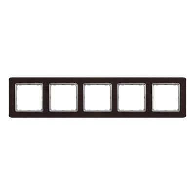 Ramka pięciokrotna Heban Schneider Sedna Elements - SDD381805U