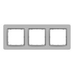 Ramka potrójna Srebrne Aluminium Schneider Sedna Design - SDD393803