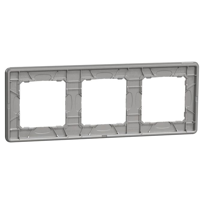 Ramka potrójna Szczotkowany Tytan Schneider Sedna Elements - SDD372803U