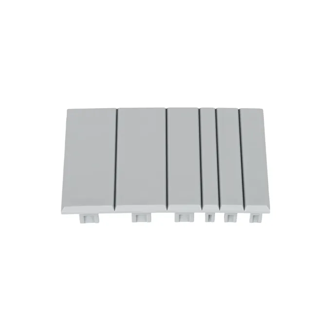 Rozdzielnica natynkowa 36 modułów (3x12) IP-65 KDB-IP65-S36T IDEAL by Kanlux, szara, z widocznymi zatrzaskami montażowymi.