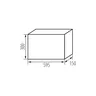 Rozdzielnica natynkowa Kanlux KDB-IP65-S36T schemat wymiarów: 595x300x150 mm