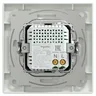 Tył podwójnej ładowarki USB typu A+C 21W PD z ramką Schneider Asfora EPH2700521, widoczne oznaczenia producenta i parametry techniczne.