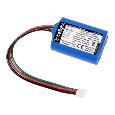 Akumulator LiFePO4 6,4V 1000mAh Intelight z przewodami i złączem, do oprawy Starlet Round.