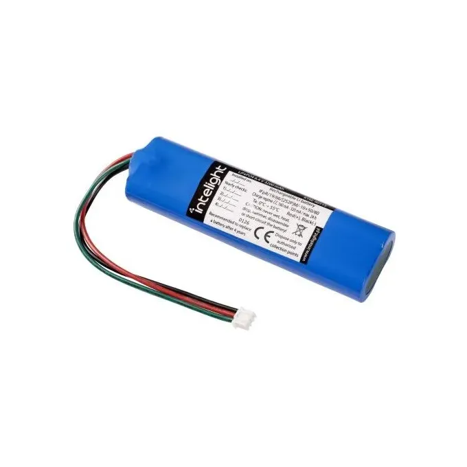 Akumulator LiFePO4 6,4V 3200mAh Intelight 90115 z przewodami i złączem, do opraw oświetleniowych.
