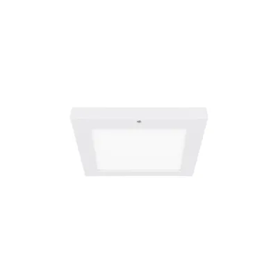Biała plafoniera LED z czujnikiem ruchu OLGIERD LED D MVS 12W, 875lm, 4200K, o zmiennej barwie światła.