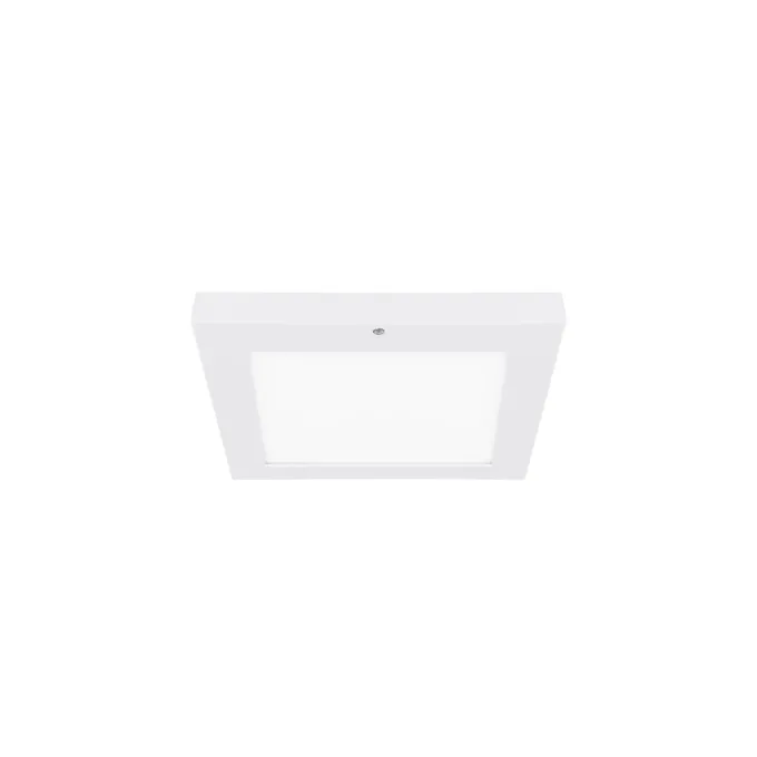 Biała plafoniera LED z czujnikiem ruchu OLGIERD LED D MVS 12W, 875lm, 4200K, o zmiennej barwie światła.