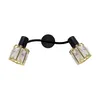 Oprawa ścienno-sufitowa DUNBAR E14 2I BLACK/GOLDEN Czarny/Złoty Ideus - 04901