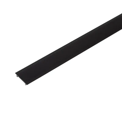 Czarna osłona szynoprzewodu 1-fazowego TEAR 1F COVER 1,5M B Kanlux o długości 1,5 metra.