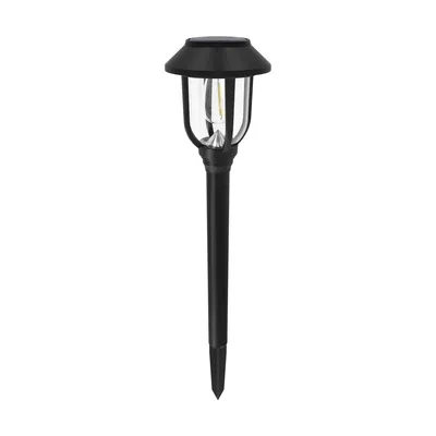 Lampa solarna LED CYPIS LED 0,04W BLACK CW 2lm 6500K IP-44 Czarny Ideus z wbijanym szpikulcem.