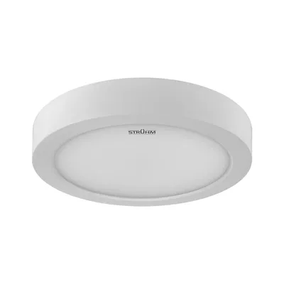 Nowoczesna, okrągła oprawa sufitowa LED EDOR CCT 18W WHITE o neutralnej barwie światła 4200K i strumieniu 1700lm.