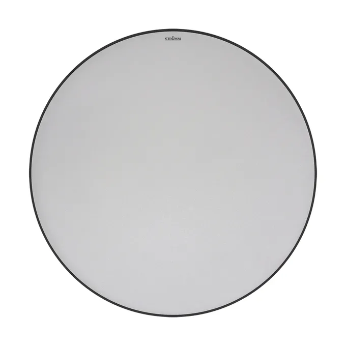 Okrągła plafoniera SYMBOL C 3 x E27 BLACK marki Ideus z czarną ramką, idealna do nowoczesnych wnętrz.