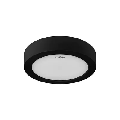 Oprawa sufitowa LED EDOR CCT 9W BLACK 790lm 4200K, czarna, zmienna barwa światła, producent Ideus