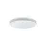 Plafoniera LED AGATA LED C 12W CCT 980lm 4200K biała marki Ideus z ozdobnym, błyszczącym pierścieniem.