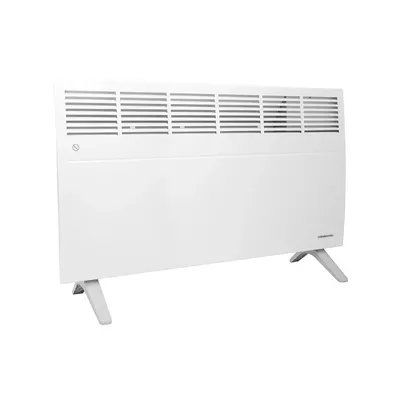 Biały grzejnik elektryczny Thermoval TX Next 2000W z nóżkami, o mocy 2000W, idealny do ogrzewania pomieszczeń.