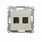 Gniazdo HDMI + RJ45 kat.6 Kaszmirowy Simon 54 - DGHRJ45.01/42