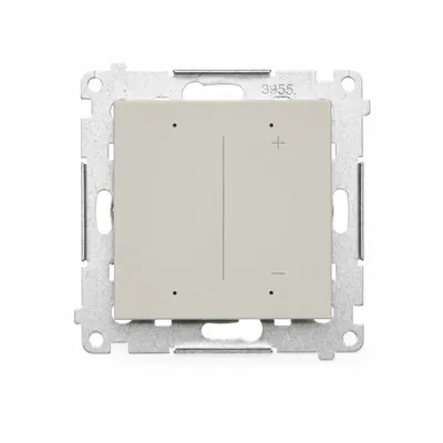 Sterownik ściemniający do taśm LED RGBW WiFi Kaszmirowy Simon 54 GO - DESRGB1W.01/42, z metalowym stelażem montażowym.