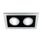 Sufitowa oprawa punktowa BORYS L SILVER Ideus - 03140