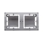 Puszka natynkowa płytka podwójna Stal Inox Simon Basic Standard - MPN2/21, producent Kontakt-Simon