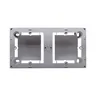 Puszka natynkowa płytka podwójna Stal Inox Simon Basic Standard - MPN2/21, producent Kontakt-Simon