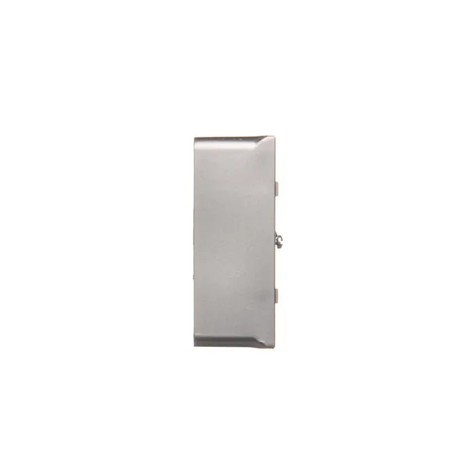 Puszka natynkowa płytka podwójna Stal Inox Simon Basic Standard MPN2/21 - widok z boku.