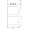Rozdzielnica natynkowa SRn-2x8 (16)  (N+PE) Elektro-Plast - 1.4