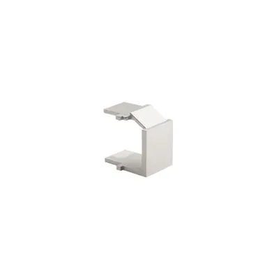 Zaślepka otworu wtyku RJ45/RJ12 do pokrywy gniazda teleinformatycznego Srebrny mat - Kontakt-Simon