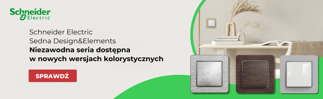 Schneider Sedna Nowe Kolory 