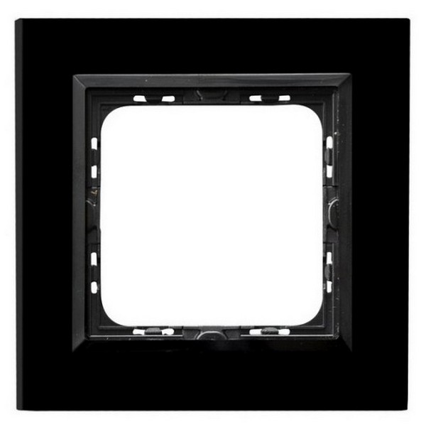 Ramka pojedyncza Czarne Szkło 4mm Sonata Prestige - R-1RGC/32/25