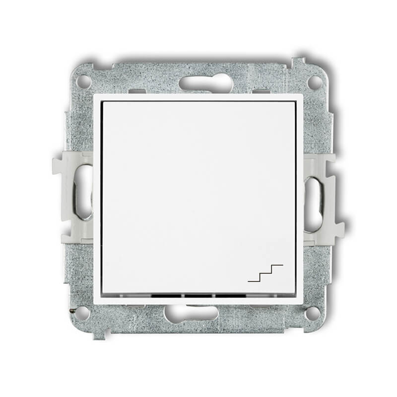 Łącznik schodowy Biały mat Karlik MINI - 25MWP-3