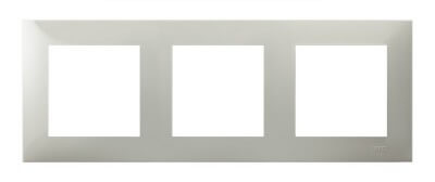 Ramka potrójna Kaszmirowy beż Szafir - R-3Z/83