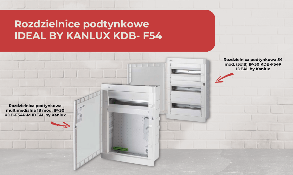 Rozdzielnice podtynkowe IDEAL by KANLUX