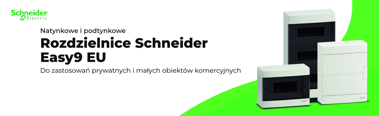 Rozdzielnice natynkowe i podtynkowe Schneider Easy9 EU