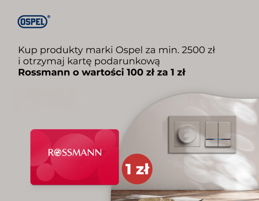 Gniazdo z ładowarką Ospel Sonata za 1 zł - baner mobile